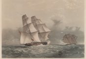 HM Brig 'Acorn', 16 guns, in chase of the piratical slaver 'Gabriel', 1841