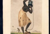 'Female Negro Slave, with a weight chained to her ankle'