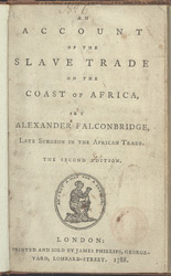 Account of the Slave Trade on the Coast of Africa book cover